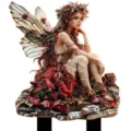 Detailed view of waterproof acrylic autumn fairy garden stake for wonderful yard decoration. - Style 8 / 30cm