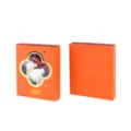 Cute white sheep leather keychain pendant with gift box, perfect New Year gift item. - Gift Box / White