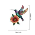Acrylic hummingbird plant pot decorative insert stake garden potted plant ornament - 10