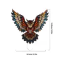 Acrylic colorful owl flower pot insert card, decorative garden stake, size 10x8.3cm. - 23