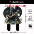 Acrylic dragon garden stake, outdoor yard lawn art decor with waterproof and scratch resistant design. - Style 10