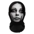 Halloween spooky skull printed balaclava full face mask scary party costume accessory - Style 3