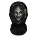 Halloween Spooky Ghost Bride Printed Balaclava Full Face Mask Party Costume Prop - Style 4