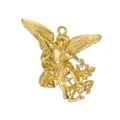 Gold Edelstahl Erzengel Michael Anhänger DIY Schmuck Herstellung Charm Zubehör Stil - Erzengel Michael Relief (Stil 3) / Gold