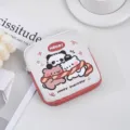 Cute cartoon bear square cosmetic bag portable storage pouch for women and students daily use. - Regular Fit / Scarf Panda