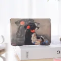 Automatic closing mini storage bag, retro dog print coin pouch, portable lipstick earphone case. - M / Phone Dog