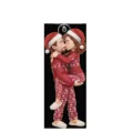Christmas couple kissing acrylic hanging ornament for car rear view mirror and home decor. - Long Side 8cm / Style 3