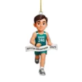 Marathon running acrylic hanging ornament car rear view mirror decoration gift idea - 8cm / Style 4