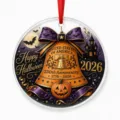 Halloween US 250th Anniversary acrylic hanging ornament for car rearview mirror or tree decor. - Style 10