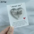 Cuore libellula in acrilico tasca abbraccio regalo souvenir emozionale ispiratore decoro - Tema Libellula (12)