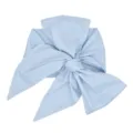 Newborn baby swaddle sash in blue and white stripes, elegant decorative bow accessory. - 184*14cm / Light Blue Striped