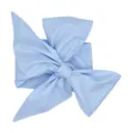 Newborn swaddle sash in light blue with a large bowknot design, perfect for baby photography props. - 184*14cm / Light Blue