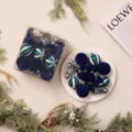 Luxury velvet Christmas balls and shaped ornaments set, festive tree hanging decor. - 6cm (Set) / Midnight Blue [Style B]