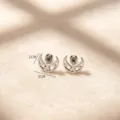 Boucles d'oreilles clous lune croissant en acier inoxydable vis minimaliste piercing cartilage - 11