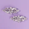 Sparkling rhinestone shoe clips crystal decorative buckles for wedding party women shoes - Elegant Atmospheric Shoe Clip (SC-J016)