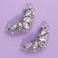 Crystal shoe clips sparkling rhinestone shoe buckles for wedding party bridal shoes decor - Wedding Dress Matching Shoe Clip (SC-J048)