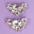 Crystal Shoe Clips Rhinestone Shoe Buckles Wedding Bridal Shoes Decorative Accessories - Banquet Adapted Shoe Clips SC-J097G