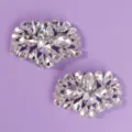 Sparkling crystal shoe clips luxury rhinestone bridal shoe buckles for wedding party shoes - Forest Style Gentle Shoe Clip (SC-J054)