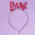 Serre-tête en métal Bride rouge accessoire de cheveux pour mariage enterrement vie de jeune fille - Serre-Tête Niche(TS-J2130)