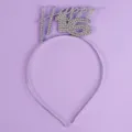 Silberner Strass 16. Geburtstag Party Tiara Haarreif glänzendes Kristall Haaraccessoire - Exquisites Silbernes Haarreif TS-J3306S
