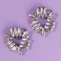 Sparkling crystal rhinestone shoe clips bridal wedding party shoe buckles accessories - Unique and Distinctive Shoe Clip (SC-J072)