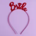 Serre-tête Rouge Mariée Enterrement de Vie de Jeune Fille Accessoire Cheveux Fête - Serre-Tête Rouge Luxe(TS-J2235RED)