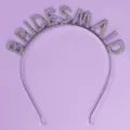 Diadème Demoiselle d'Honneur Strass Serre-Tête Métal Argenté Mariage Fête Enterrement - Serre-Tête Argenté Élégant(TS-J3270S)