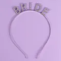 Serre-tête mariée strass fête scintillant accessoire cheveux mariage célébration coiffure - Serre-Tête Argenté Minimaliste(TS-J3271S)