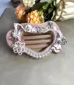 Élégante pince à cheveux rose avec perles, strass et nœuds pour femmes et filles. - Style Cœur Rose (CP-8083) / L