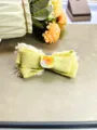 Pince à cheveux nœud en peluche jaune avec strass chat, accessoire mignon pour le style quotidien. - Pince à Bec de Canard Nœud en Peluche Jaune (19)