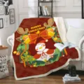 Couverture polaire épaisse de Noël canard mignon bonhomme de neige jeté de canapé déco - Style de Motif de Noël (6) / 80cm*120cm