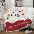Couverture polaire de Noël douce pour canapé plaid jeté de lit décoratif hivernal - Style de Motif de Noël (16) / 80cm*120cm