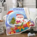 Couverture polaire de Noël douillette avec dos en sherpa pour canapé et décoration. - Style de Motif de Noël (21) / 80cm*120cm