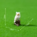 Miniatura Buho Blanco Figura Resina Animal Micro Paisaje Jardin DIY Decoracion Adorno 2.9cm - 10# Búho