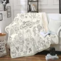 Couverture sherpa de Noël épaissie avec renne et bonhomme de neige, jeté de canapé. - Style de Motif de Noël (30) / 80cm*120cm