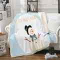 Couverture en peluche de bonhomme de neige de Noël couverture de canapé confortable d'hiver - Style de Motif de Noël (36) / 80cm*120cm