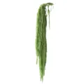 Green hanging artificial plant branch cascading foliage for home decor floral arrangement. - Light Green Hanging Rice Bundle