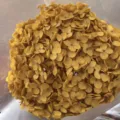 Preserved hydrangea dried flower single stem golden floral for home decor arrangement - Gold Yellow