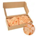 Preserved hydrangea dry flowers DIY floral material boxed peach pink decorative gift - Orange