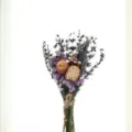 Mini Dried Flower Bouquet Wedding Boutonniere Natural Lavender Floral Decor Gift Accessory - Style 1