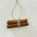 Rustic cinnamon stick hanging ornament, natural botanical DIY home decor and gift. - Style 14