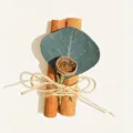 Mini dried flower bouquet with cinnamon sticks and eucalyptus leaf for home decor and gifts - Style 23