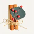 Mini cinnamon stick dried flower bouquet rustic home decor handmade gift mini arrangement - Style 20