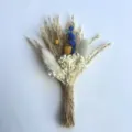 Handmade dried flower boutonniere mini bouquet natural rustic wedding decor accessory option - Style 16