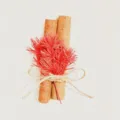 Handmade cinnamon dried flower mini bouquet, rustic red plant decor gift for home and party. - Style 12