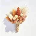 Mini dried flower boutonniere wedding floral accessory natural preserved bouquet gift decor - Style 30