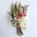 Mini dried flower bouquet natural handmade floral arrangement home wedding decoration corsage gift - Style 35