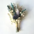 Mini dried flower bouquet boutonniere for wedding party decoration and holiday gifts - Style 40