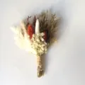 Mini Trockenblumen Strauß Hochzeits Anstecker natürliche botanische Deko Geschenk Variante - Stil 17