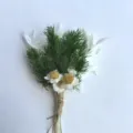 Handmade mini dried flower boutonniere wedding corsage rustic natural plant decor gift variant - Style 46
